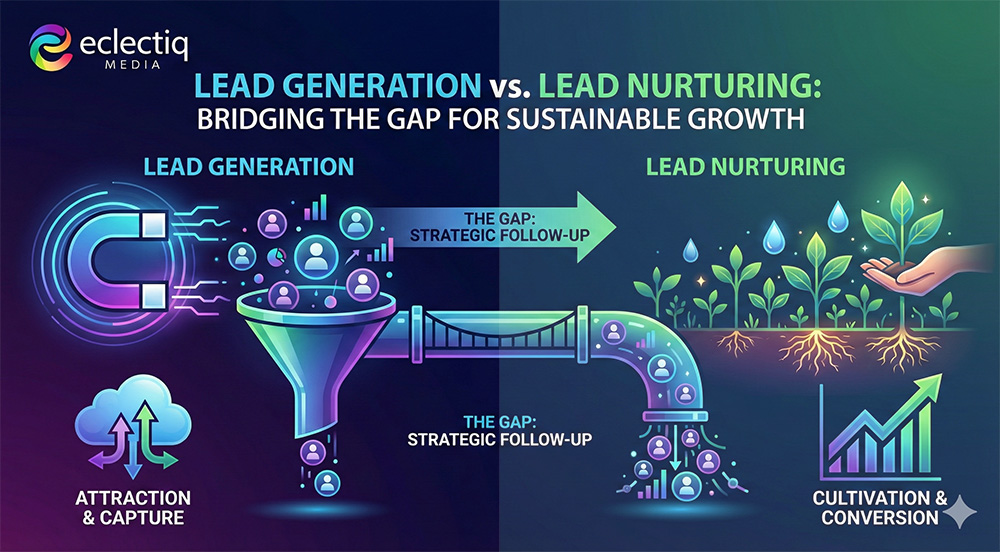 difference between lead generation and lead nurturing